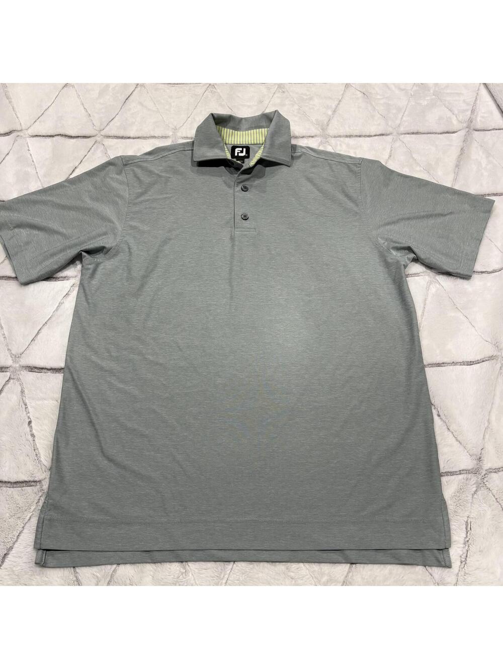 FootJoy Preppy Active Men's Golf Polo Shirt Size Medium Comfortable Casual